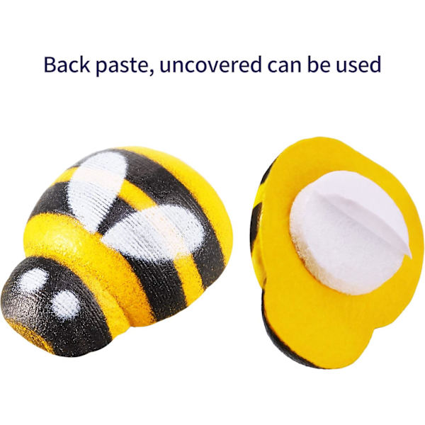 100 stycken Mini Träbin Self-Adhesive Mini Träbin