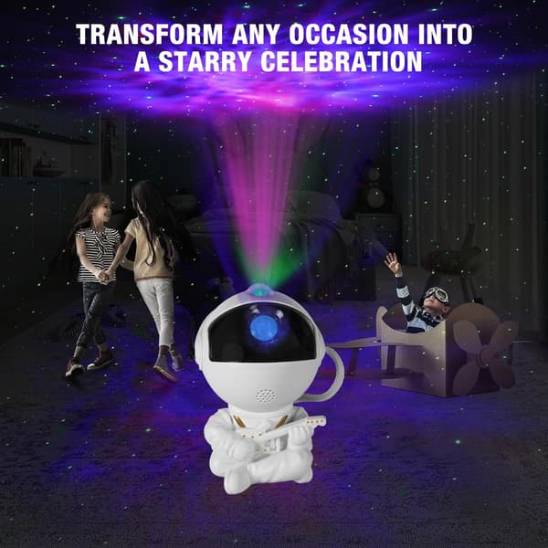 Stjerneprojektor Galaxylys, nattlys for barn, lysprojektor
