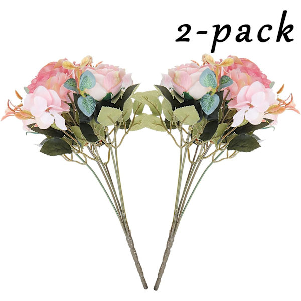 Kunstige Blomsterbuketter Peony Kunstig Blomst til Bryllup Hjem