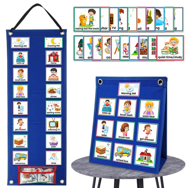 1 Stycke Visuell Schema Dagligt Arbetschema Visuell Schema