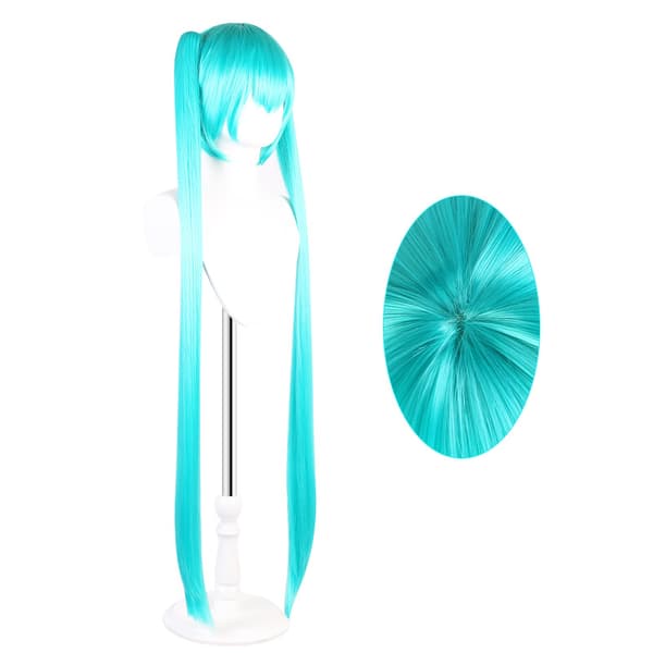 Vacker sjöblå peruk, Chuyin MIKU perukanimering, rollspel