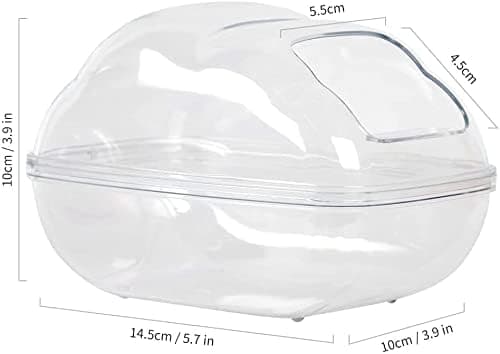 Sandbad til Hamster (M), Transparent Sandbad til Hamster med