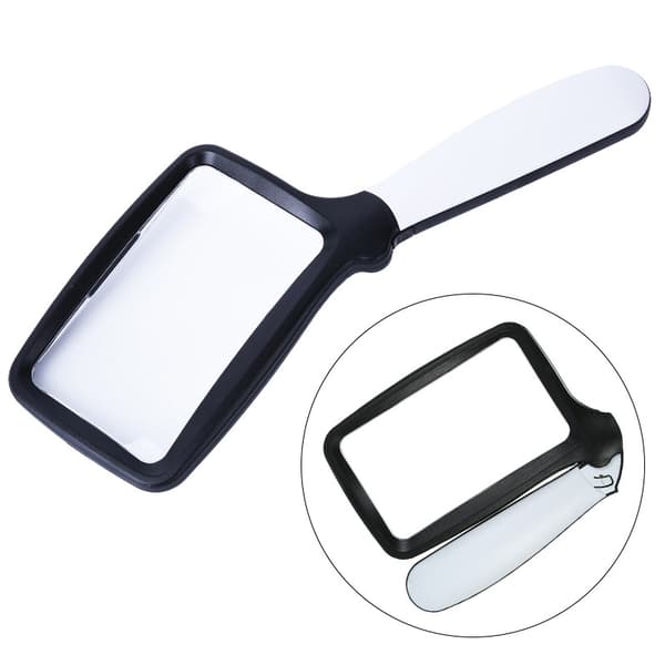 Leselupe, 3X sammenleggbar leselupe med 5 LED