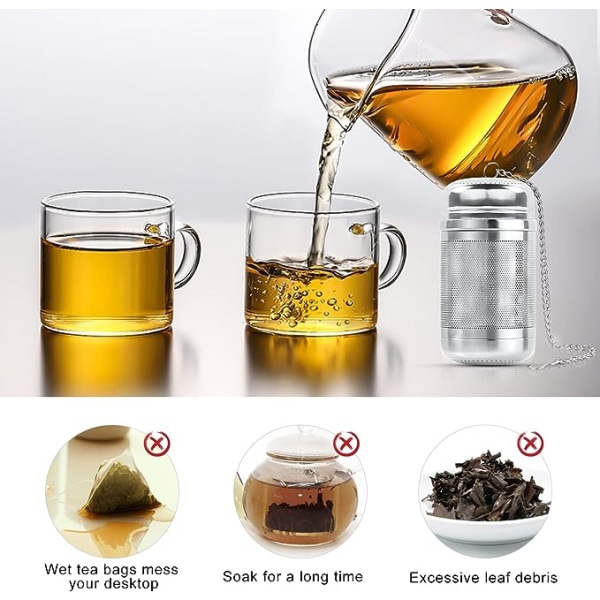 Te-si, rustfrit stål te-infuser rustfrit stål rør