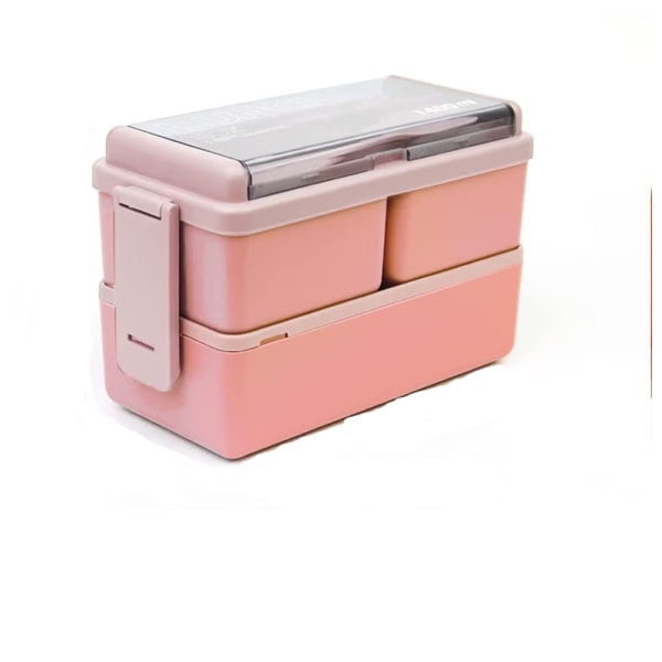 Lunchbox, Bento Box 1400ML Bento Box Lunchbox med 3