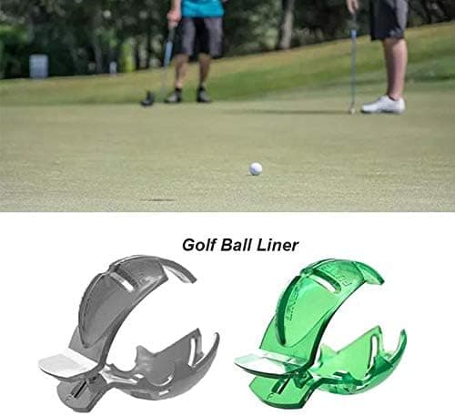 2 stk. golftråd-klips liner markeringsskabelon justering