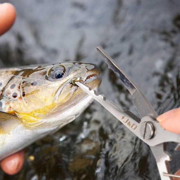 Fiskepliers, Multifunktionella och Lätta i Rostfritt Stål