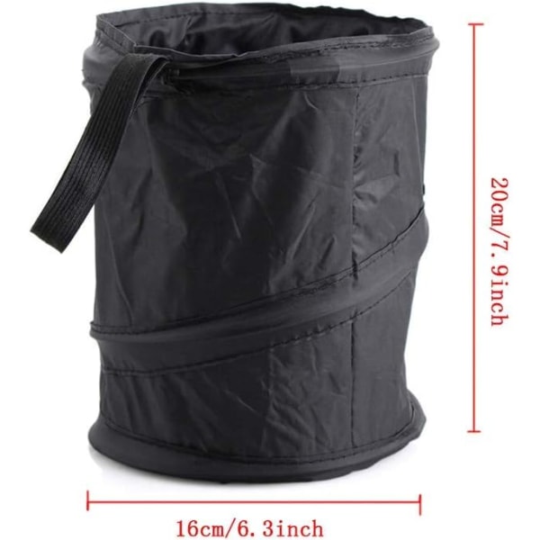16*20cm, 2-pack, Polyester Material Bärbar Vikbar Bil