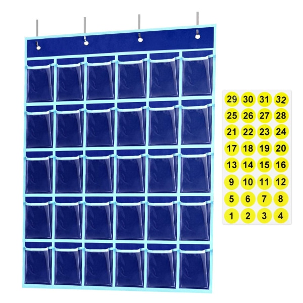 Induksjon hengende veske med 30 rom, transparent, for mobiltelefon