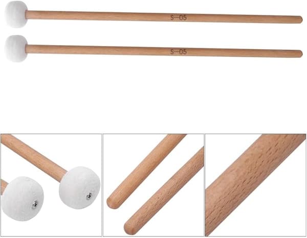2 st Drum Stick S - 05 Army Drum Stick för resor