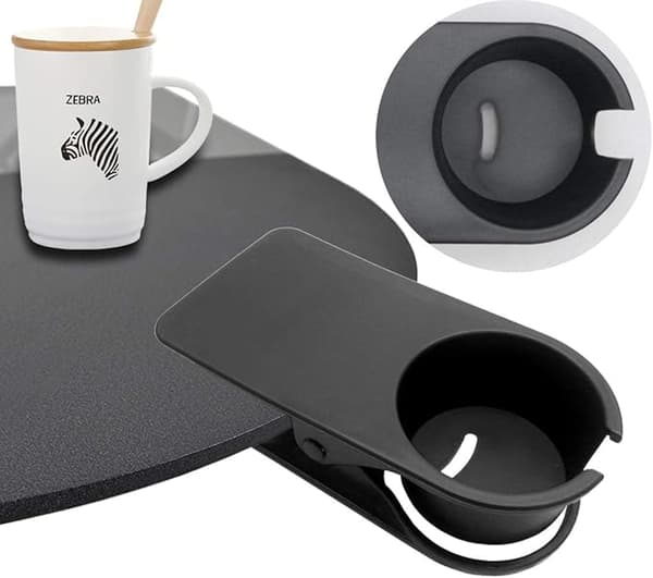 Bordklips Drikkeflaskekoppholder (Svart)