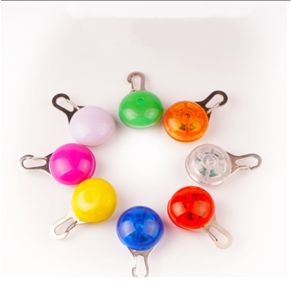 LED Dog Light Pendel, Night Light Dog Collar, 8PCS Colorful