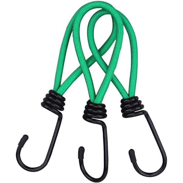 12 stk. Krog Bungee, Camping Bungee Bungee Krog Bungee med Krog,