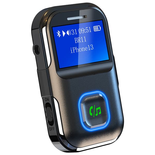 Bil Bluetooth-mottagare, Inbyggd mikrofon, Handsfree