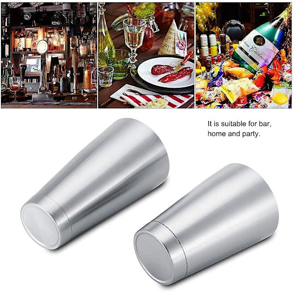 Holdbar Cocktail Shaker i Rustfritt Stål for Bar og Hjem