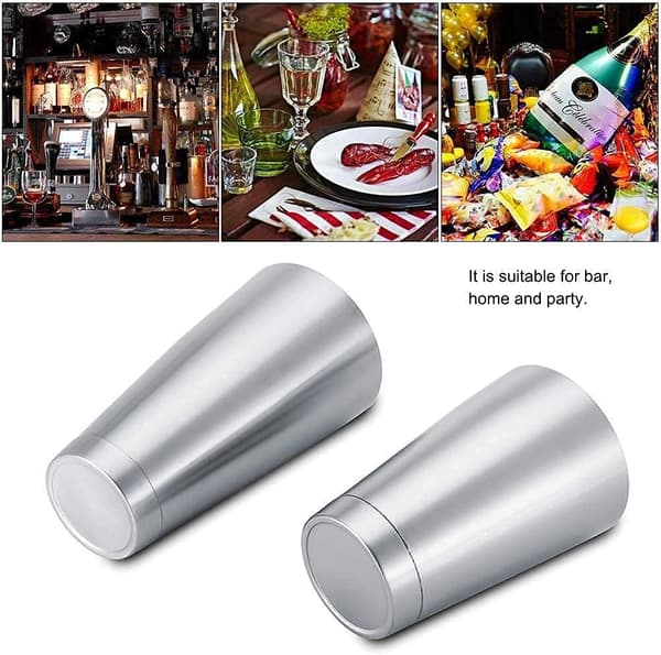 Robust Cocktail Shaker i Rustfrit Stål til Bar og Hjem