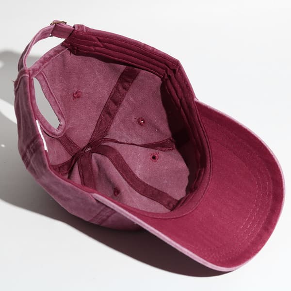 Baseballcaps, slitt og vasket, justerbar