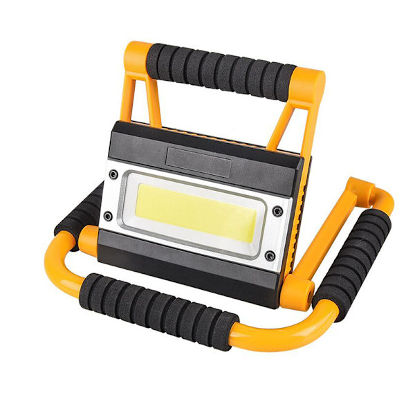 COB arbeidslys med innebygd batteri, USB-ladbart, 360° sammenleggbart