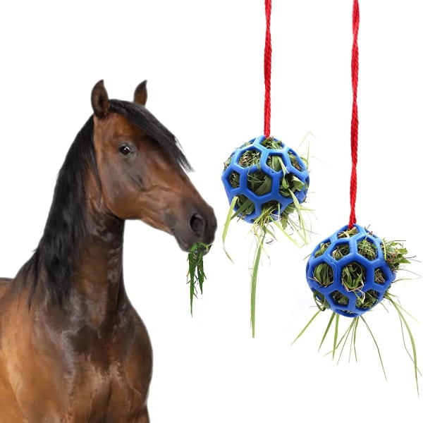 1 Styck Horse Treat Ball Stall Hängande Hay Feeder Toy Ball