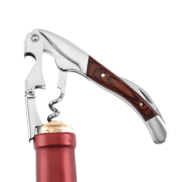 Sommelier Dubbelhävstång, Vinöppnare, Trä