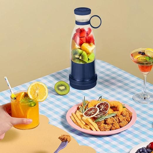 350ml bærbar blender, USB opladbar, mini blender til frisk