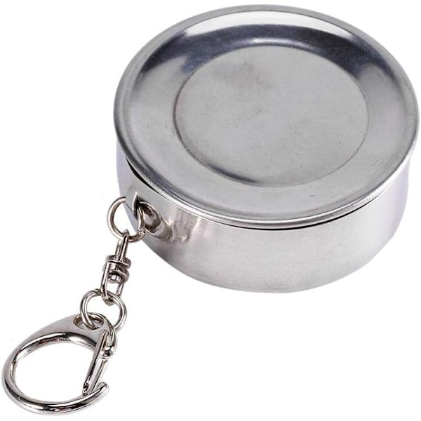Matkustuskäyttöön taittuva muki S/M/L Ruostumattomasta teräksestä valmistettu muki Leirintäpidike (250 ml)