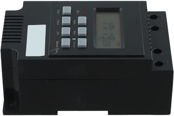 30A digital tidsbryter - 7-dagers kontroll - 110V-120V. Beholder innstillinger i 60 dager ved strømbrudd.