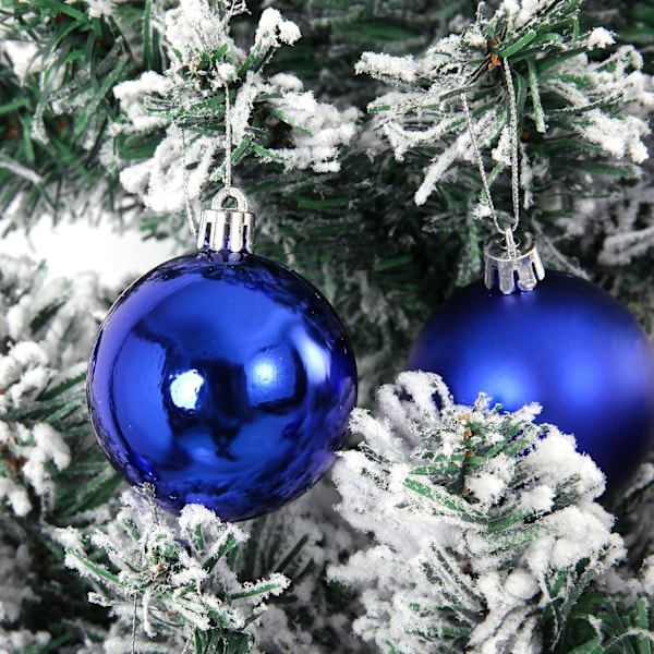 24 st julgranskulor för julgran - Okrossbara julgransdekorationer Hängande kula för