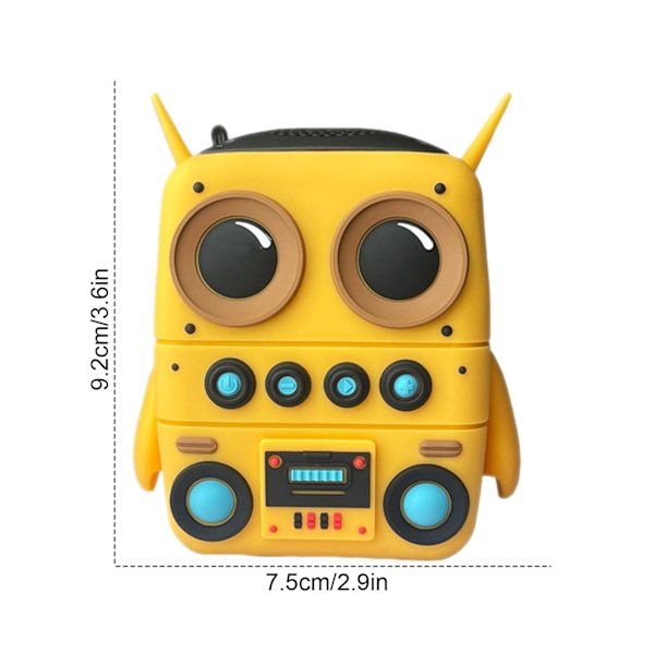 Mini Bluetooth-kaiutin, söpö piirroshahmo, kannettava kaiutin, musiikkisoitin