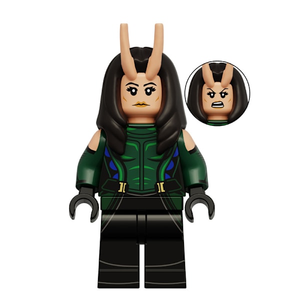 16 st minifigurer byggklossar leksaker set, anime actionfigurer