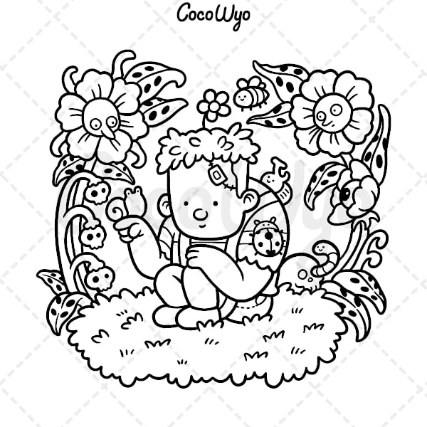 Spooky Cutie Farvebog Paperback. Spooky cutie farvebog paperback