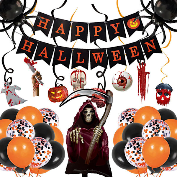 Sisätilojen Halloween-koristeet, Halloween-koristeet