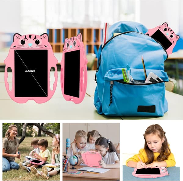 Farverig LCD Skrivetablet Grafiktablet 9 Tommer Tegnetablet