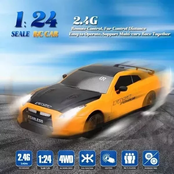 4x4 Drift-auto RC-ohjain, Adi-pyörät