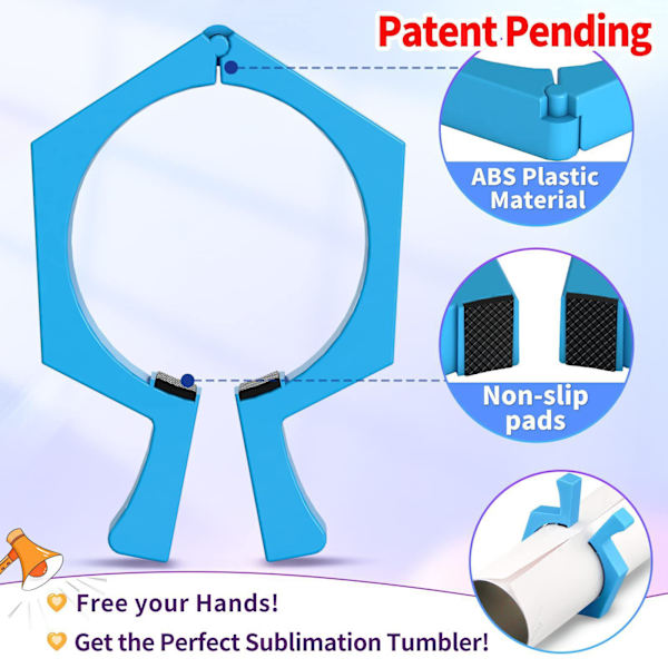 Koppeholder til Tumblere Pinch Non-Slip Sublimeringstumblere