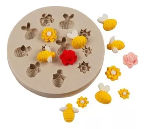 Honningkake Fondantkakeform (Blomsterbie)