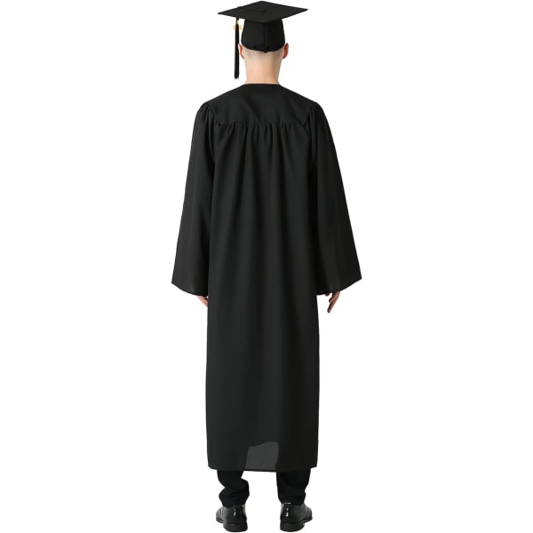 Hvit Graduationskjole og -lue for voksne L 2023 Unisex