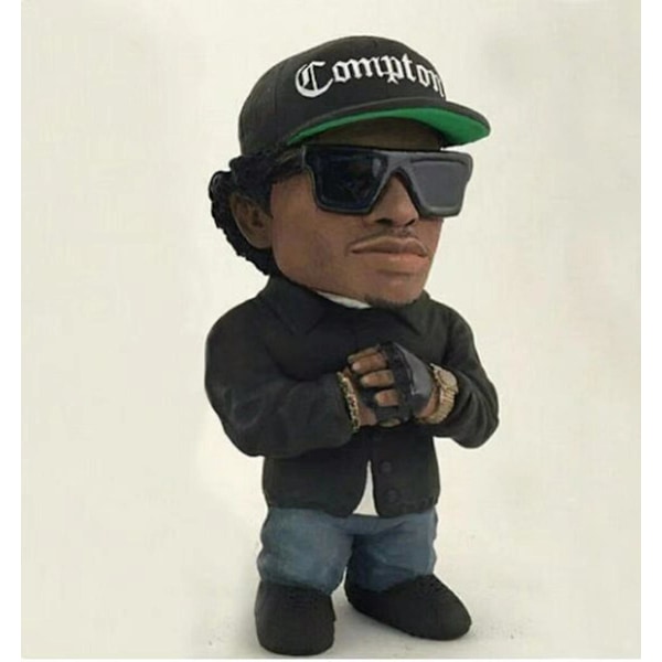 Legend Hip Hop Rapper Minnesmärke Hartsstatyett Miniatyrprydnader Dekor C