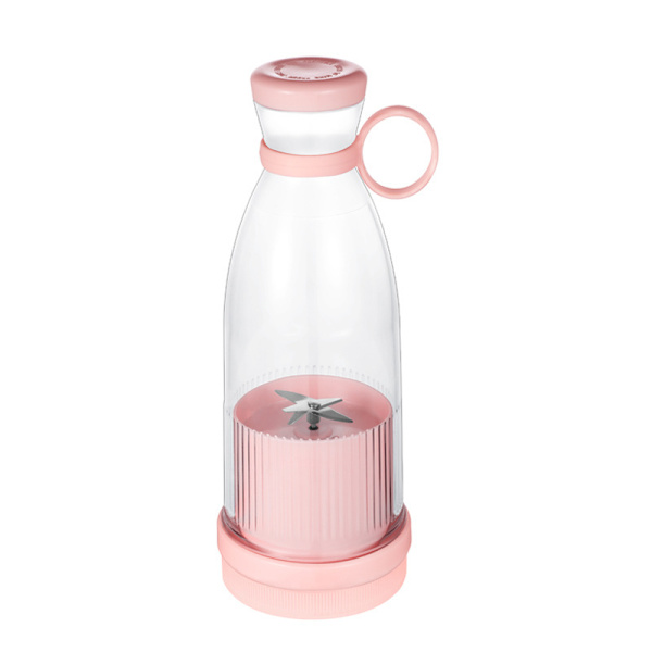 1 st (Rosa) Bärbar Blenderflaska, USB Laddningsbar Mini Juice