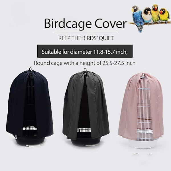 Burfuglbur Cover, Parakittbur Cover, Skygge, Universell, Lystett, Vindtett, Søvn, Reduserer Distraksjoner, Natt