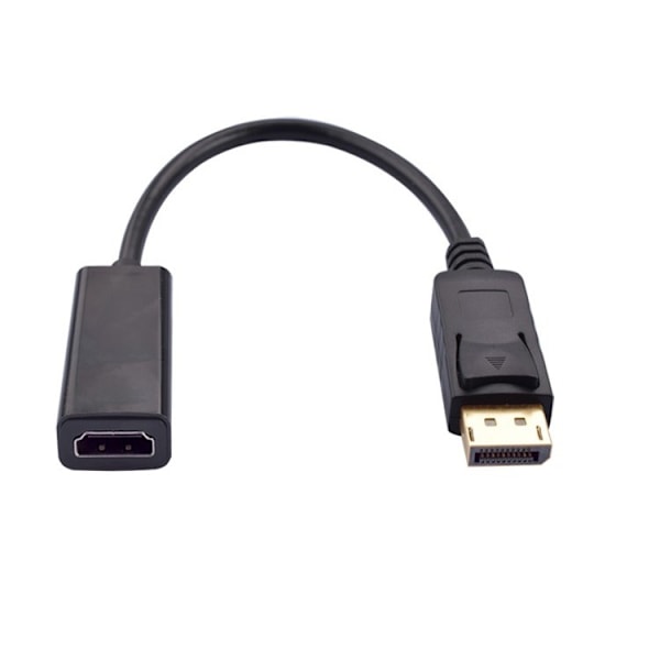 Stor DisplayPort till HDMI-kabeladapter HD 1080P Han till Hona DP till HDMI-omvandlare för alla enheter med DisplayPort