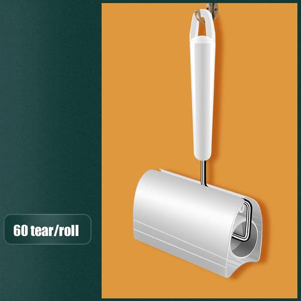 1 stycke Återanvändbar Lint Roller 60 rivpapper + dammskydd