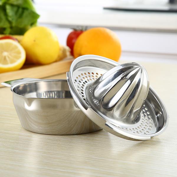1 stycke (Silver) Frukt Handpress Saft Citrus Citron