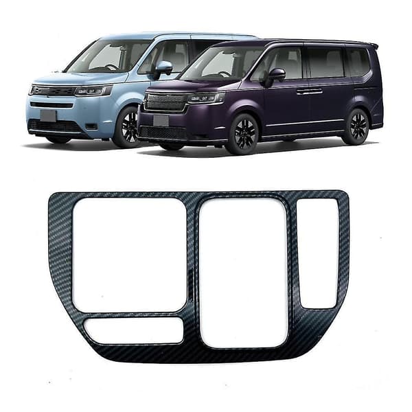Car Carbon Fiber Central Control Shift Panel Decal Interior Modif