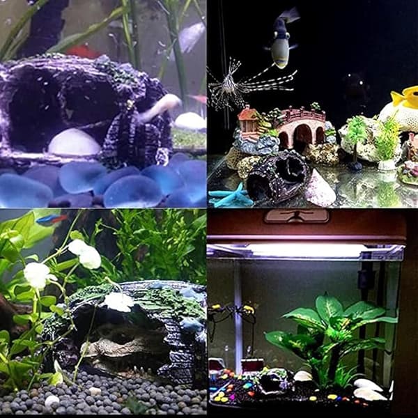 1 akvariepynt, harpiksvaskpynt, akvariepynt