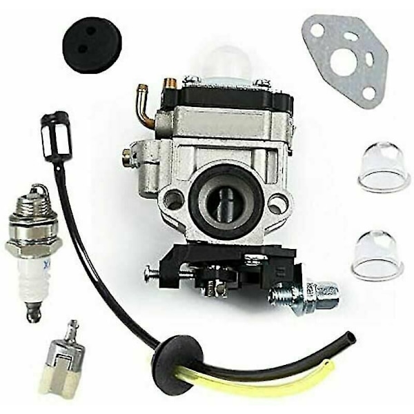 Carburetor for Kawasaki Th23 Th26 Th34 23cc 25cc 26cc, Spark Plug