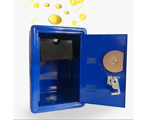Multifunktionell Slitstark Spargris Metal Mini Säker Spargris