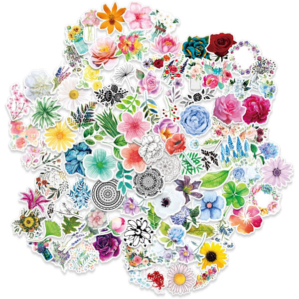 100 kpl Kukkastikereitä Scrapbooking-vihkoihin, Esteettiset