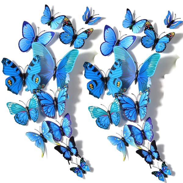 3D-perhosseinätarra koristeluun