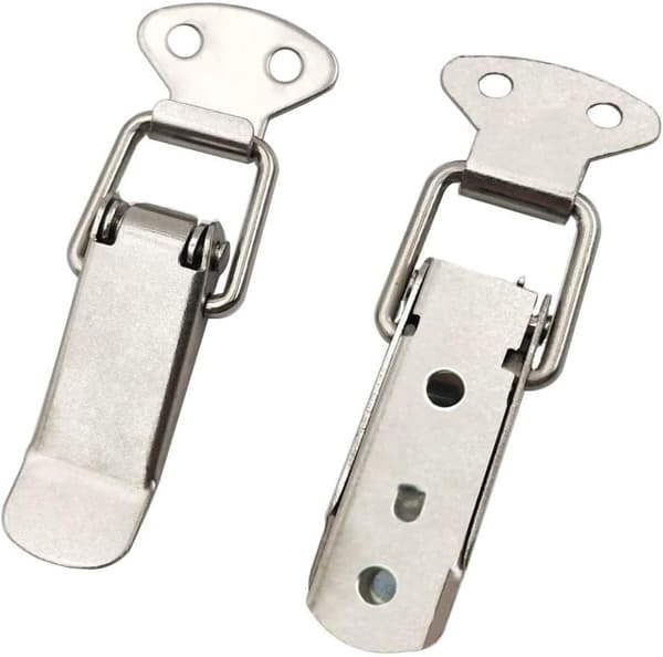 12 stk Solid Box Jern Fjærspenne Andetunge Spenne Flat Nese